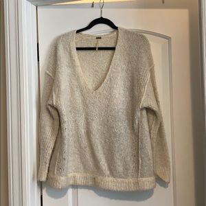 Free people cream sweater